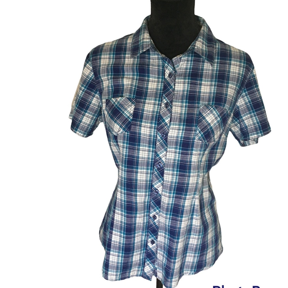 OP Plaid Short Sleeve Shirt